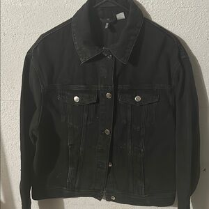 Classic Black Denim Jacket